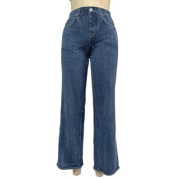 Rag & Bone 'Miramar' Blue Cotton Terry Jeans Size XS - Picture 2 of 5